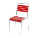 Rigi Sessel ohne Armlehnen, rot